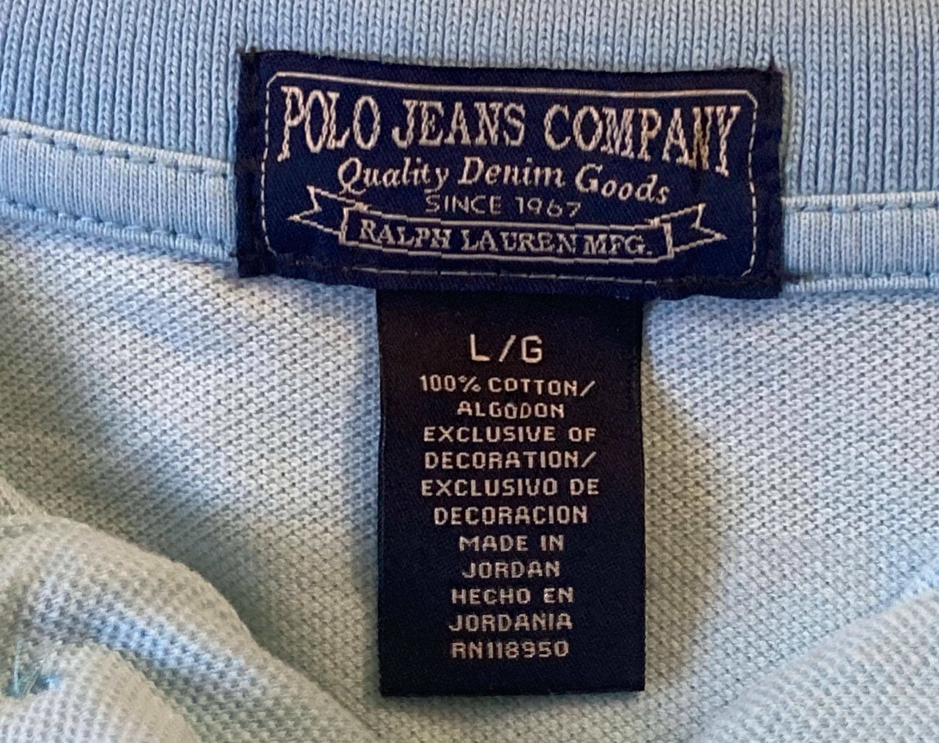 Ralph Lauren Polo Jeans Company -vintage- Men's Short Sleeve Polo