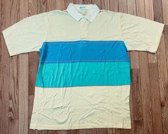 Etonic -Vintage- Men's Short-Sleeve Polo Shirt (Multi-Colored, X-Large, XL)