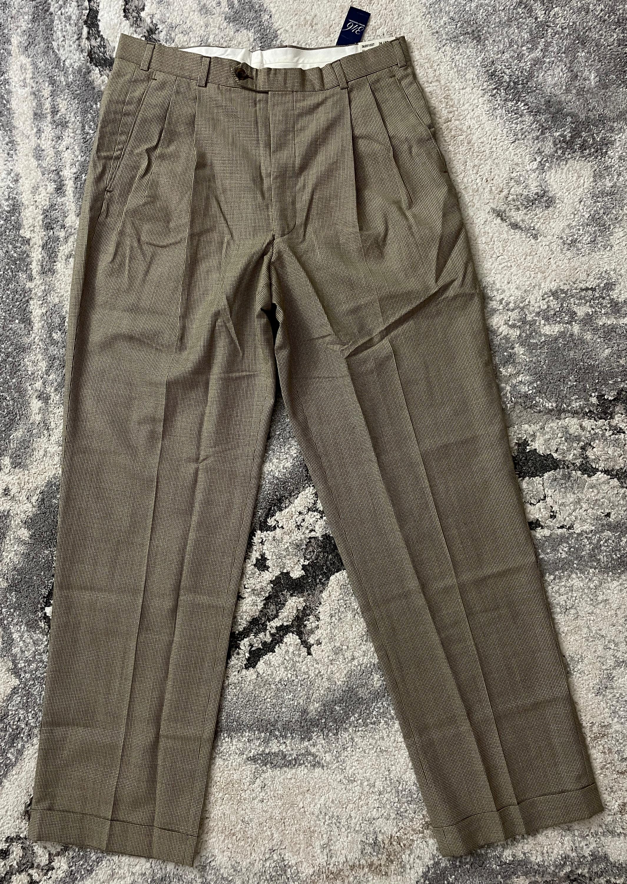 【ぽこぽん】 Brooks Brothers 346 ベージ Vintage 346 Brooks Brothers Men's Casual Dress Pants (W34 X L32