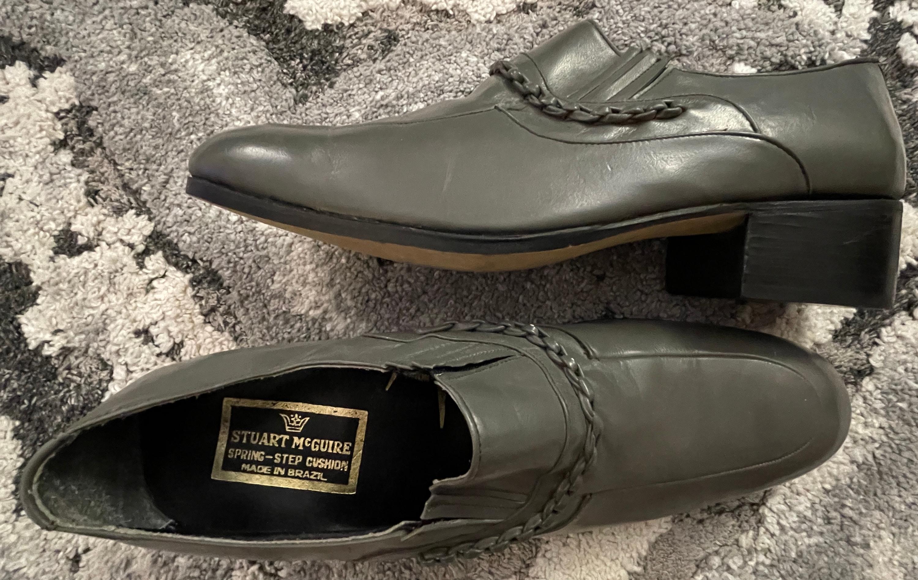 Vintage Stuart Mcguire Spring-step Cushion Loafer Dress 