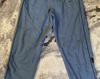 Nike Vintage Men's Y2K Athletic Track Pants (Blue, Medium, M)