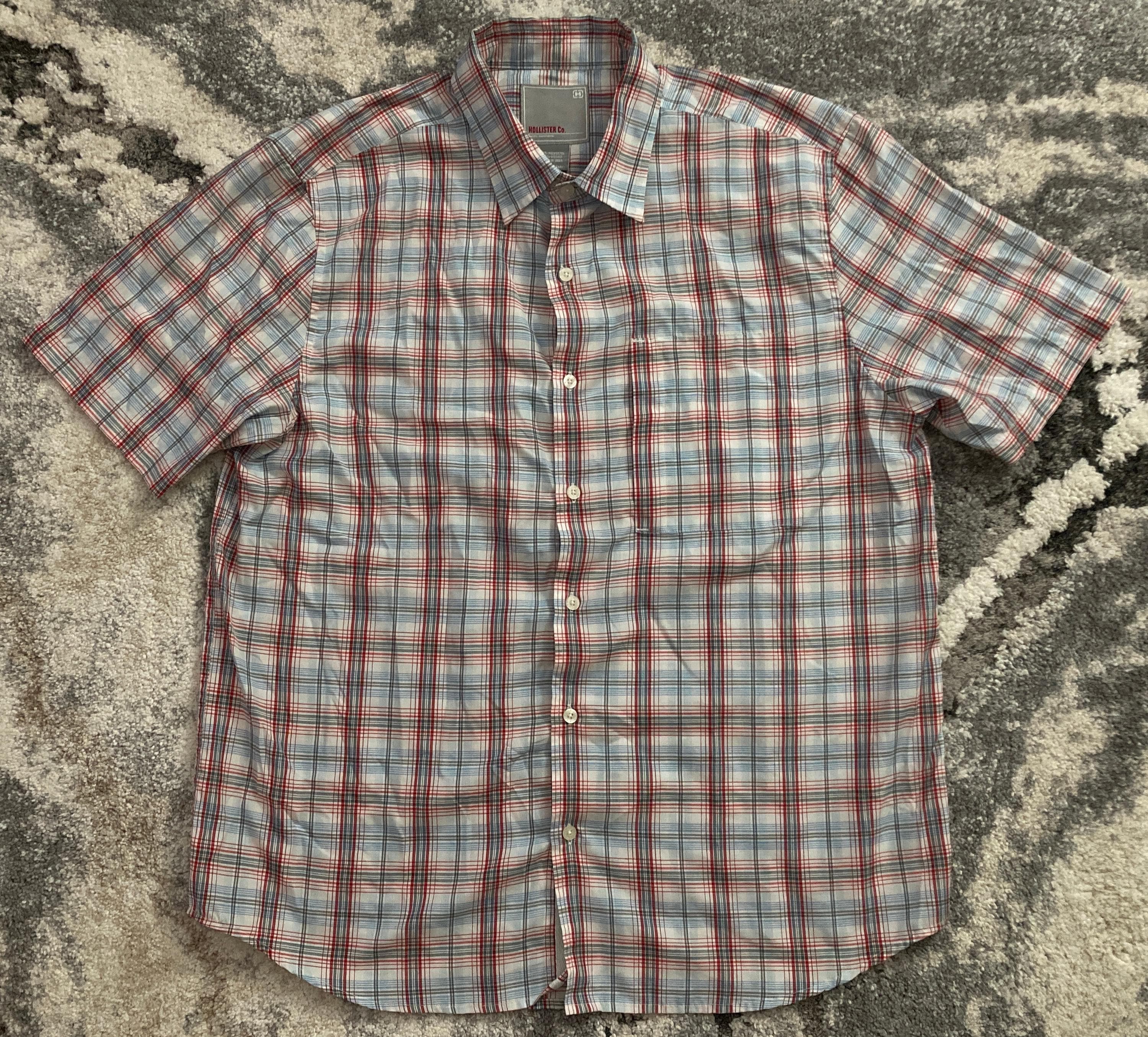 hollister mens dress shirts Long Sleeve Shirt This classic short Hollister Co. Vintage Men's Short-sleeve
