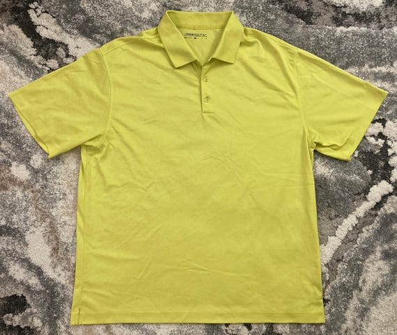 nike golf shirt yellow