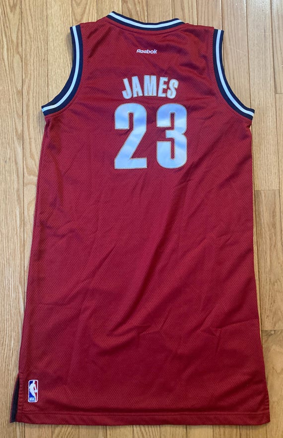 Reebok Women's NBA Cleveland Cavaliers Lebron James #23 Jersey Dress (red,  Large, L) - Etsy