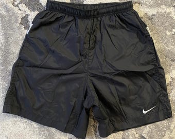 Bañador Nike Vintage para niño (Negro, Pequeño, S)