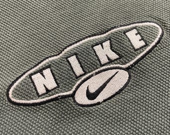 T-shirt à manches courtes Nike vintage pour adulte (vert, très grand, très grand)