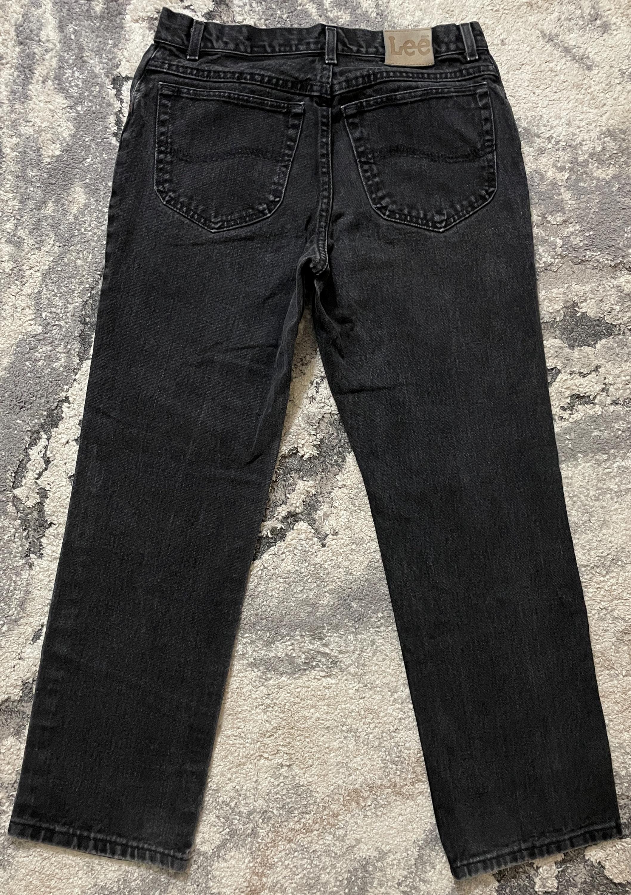 Vintage Lee Black Jeans - Etsy