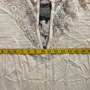 Free People Women's Long-Sleeve Dress (Off-White, Large, L) image 6
