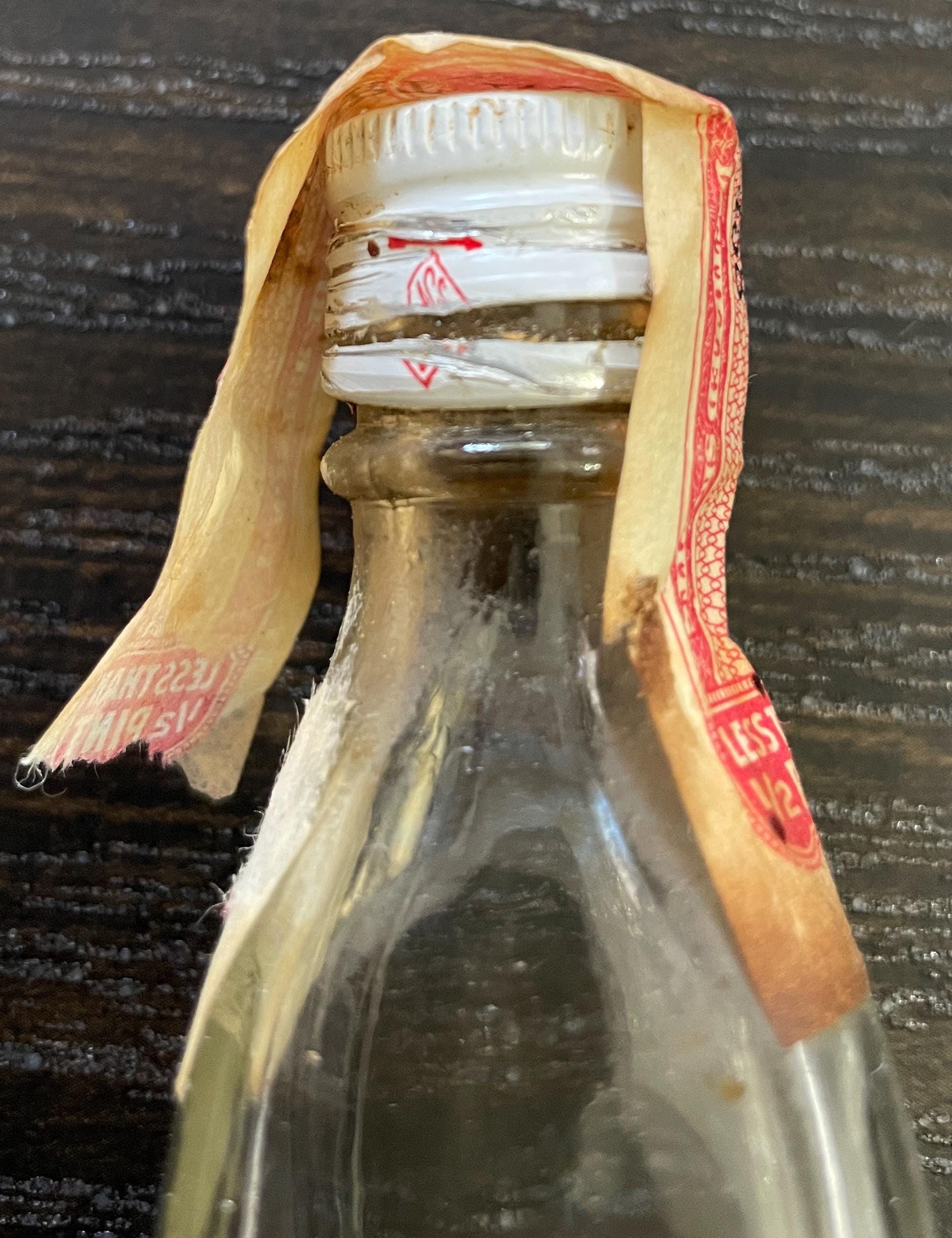 Vintage 1959 Achaia Clauss OUZO Empty Bottle (1/10th Pint) - Etsy
