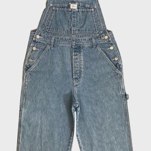 VINTAGE CK Calvin Klein Jeans Women's Capri Overalls (light Wash