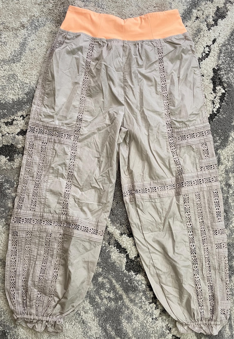 Free People Women's FP Movement Pants (Off-White, Large, L) image 1