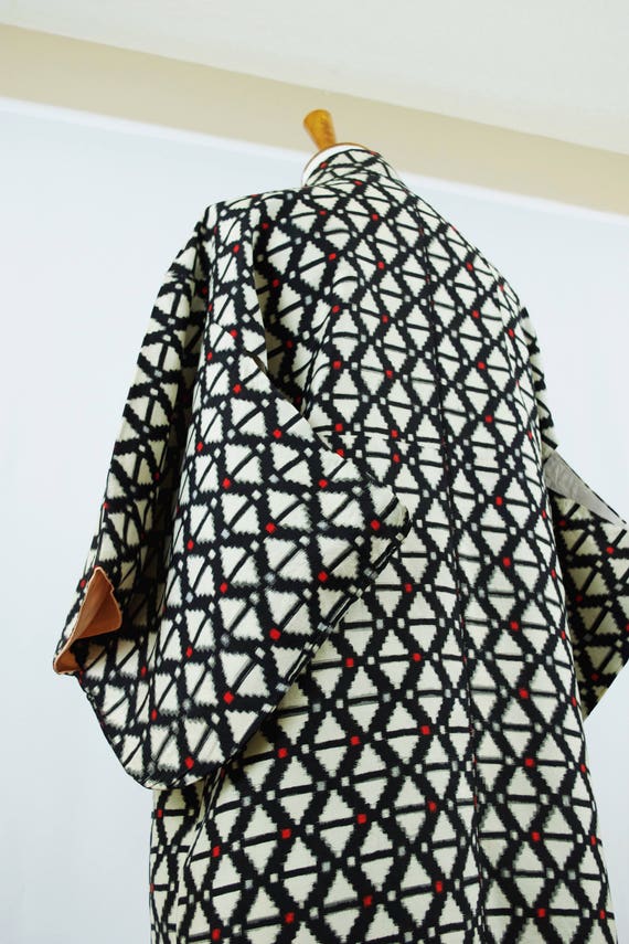 Vintage Silk Kimono Robe - Women's clothing/silk … - image 8