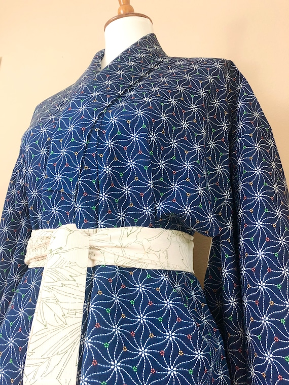 Vintage Silk Kimono Robe - women's clothing/silk r