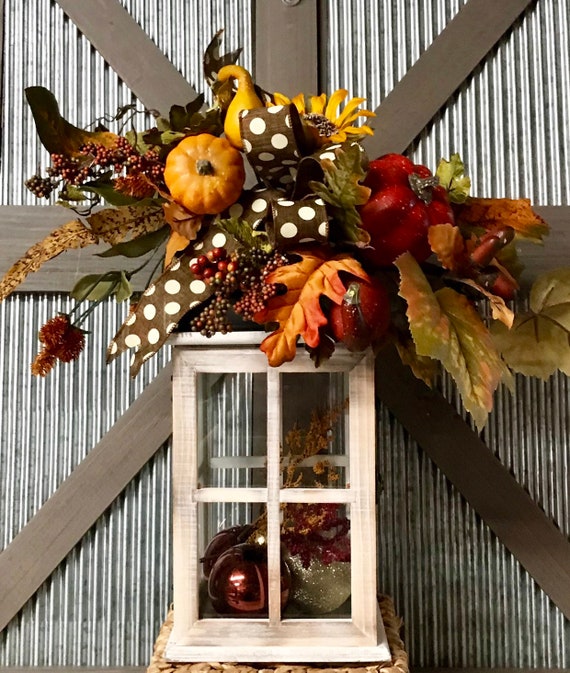 Lantern Decorated Lantern Housewarming Bereavement Floral Etsy