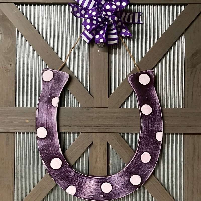 Horseshoe Wreath Hanger