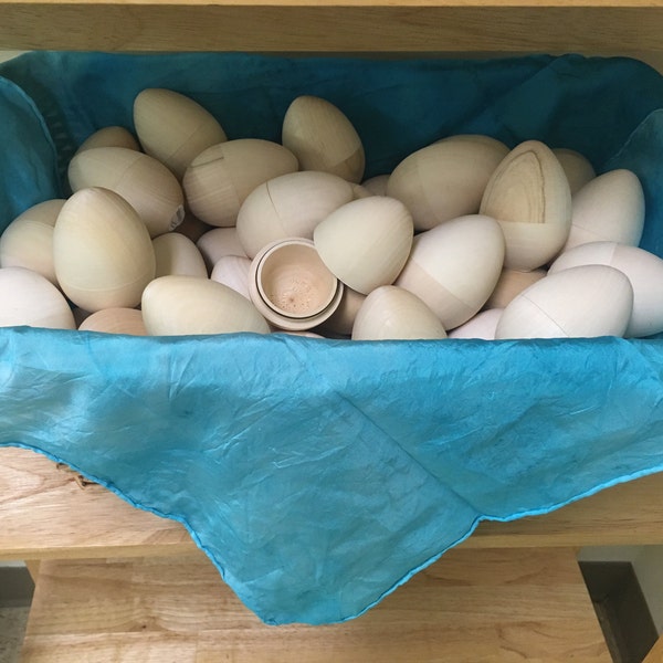 Wooden Easter Eggs Etsy