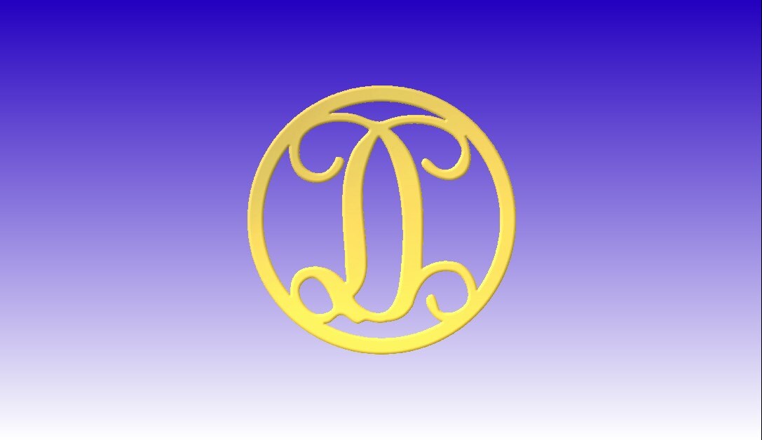 Monogram Style Alphabet Dxf File Download - Etsy