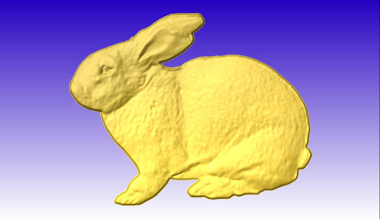 Rabbit 3D Vector Model for Cnc Router Projects or Sign Carving - Etsy