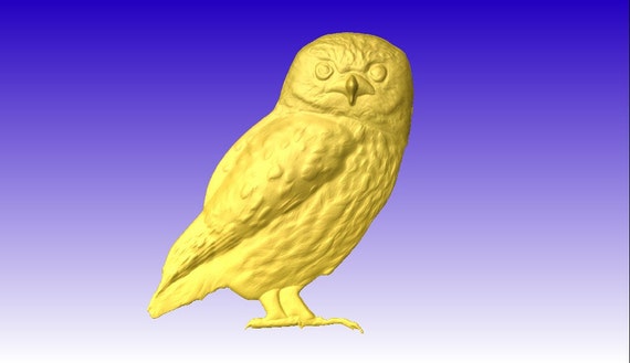 Download Owl 3D Vector Model for cnc projects or sign pattern ...