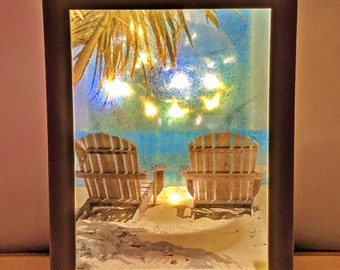 Beach Life LED Lantern