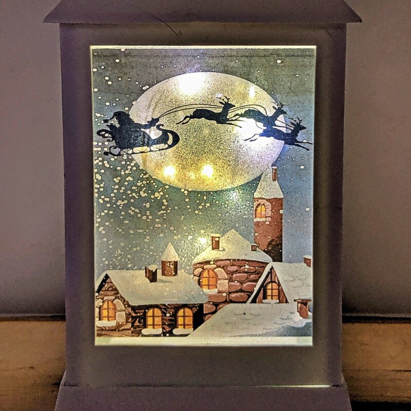 Christmas Glitter Lanterns Etsy