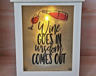 Wine Lovers LED Lantern