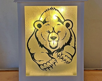 LED Bear Lantern