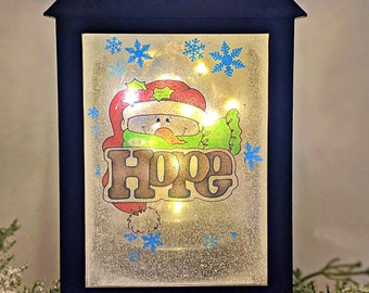 Inspirational Christmas Lantern