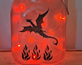 Dragon LED Jar