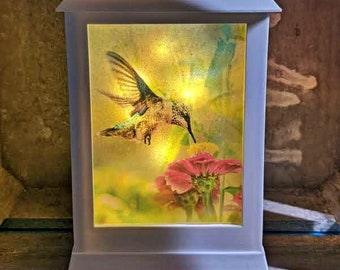 Hummingbird LED Lantern