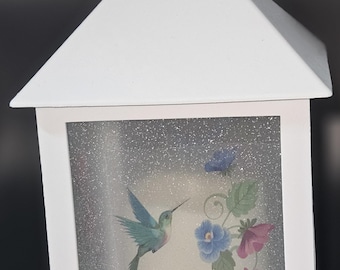 Watercolor Bird LED Lantern