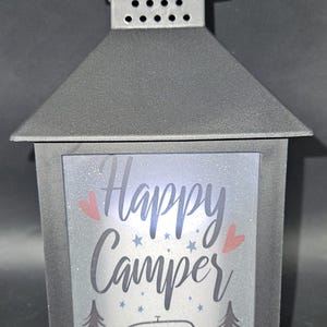 LED-lantaarn Happy Camper