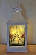 I Love Paris LED Lantern