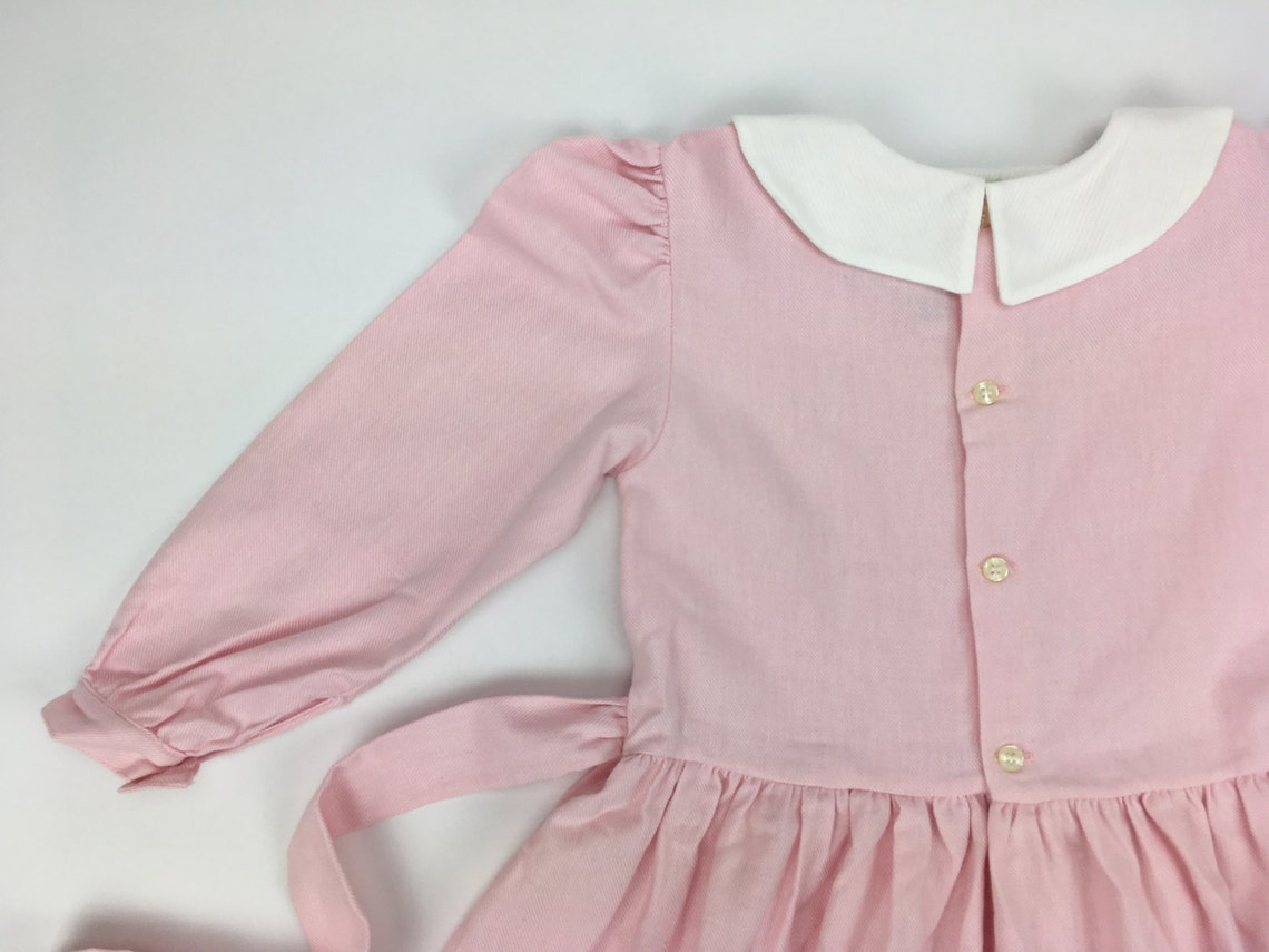 Classic French Pink Party Girls Dress Pom'flore French - Etsy