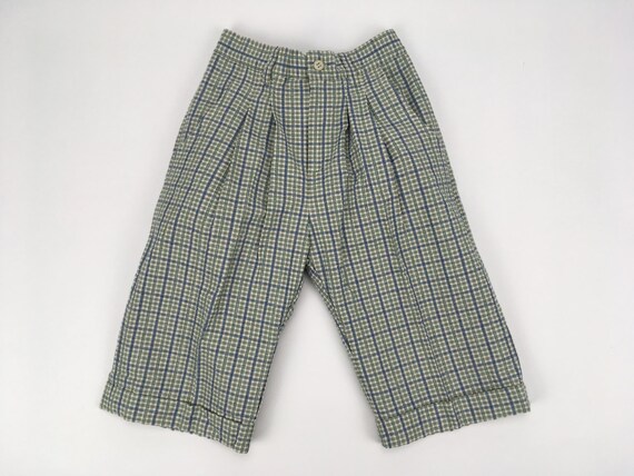 Classic French Seersucker Plaid Bermuda Shorts Made in France Pom flore French Children s Clothing Etsy
