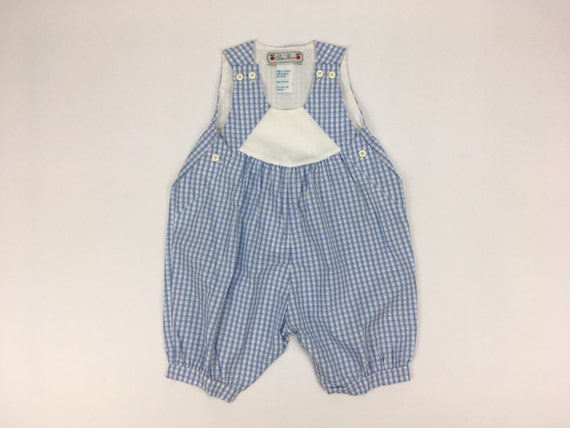 Classic French Blue Vichy Gingham Bubble - Made i… - image 1