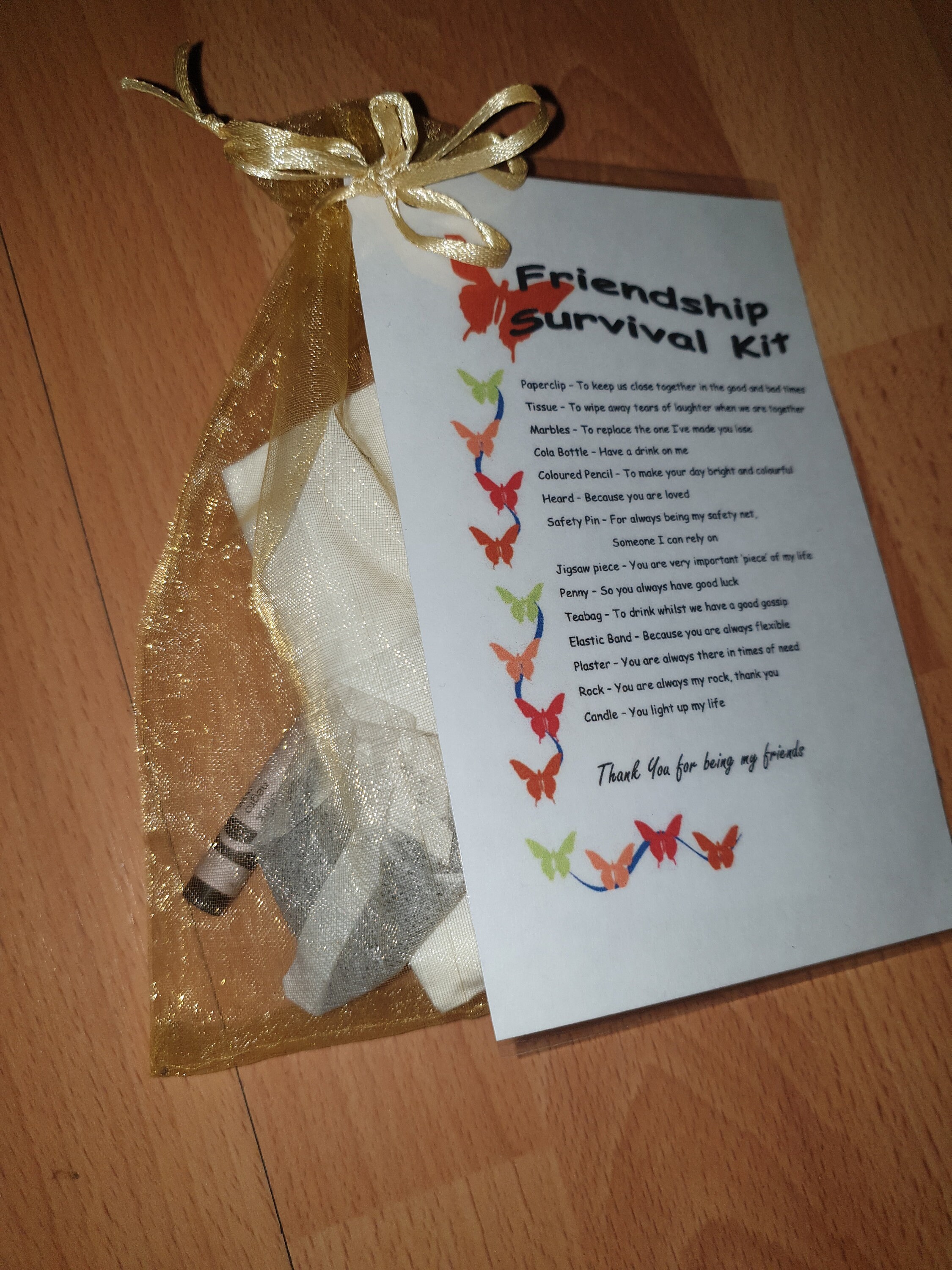 Best Friend Survival Kit Ideas