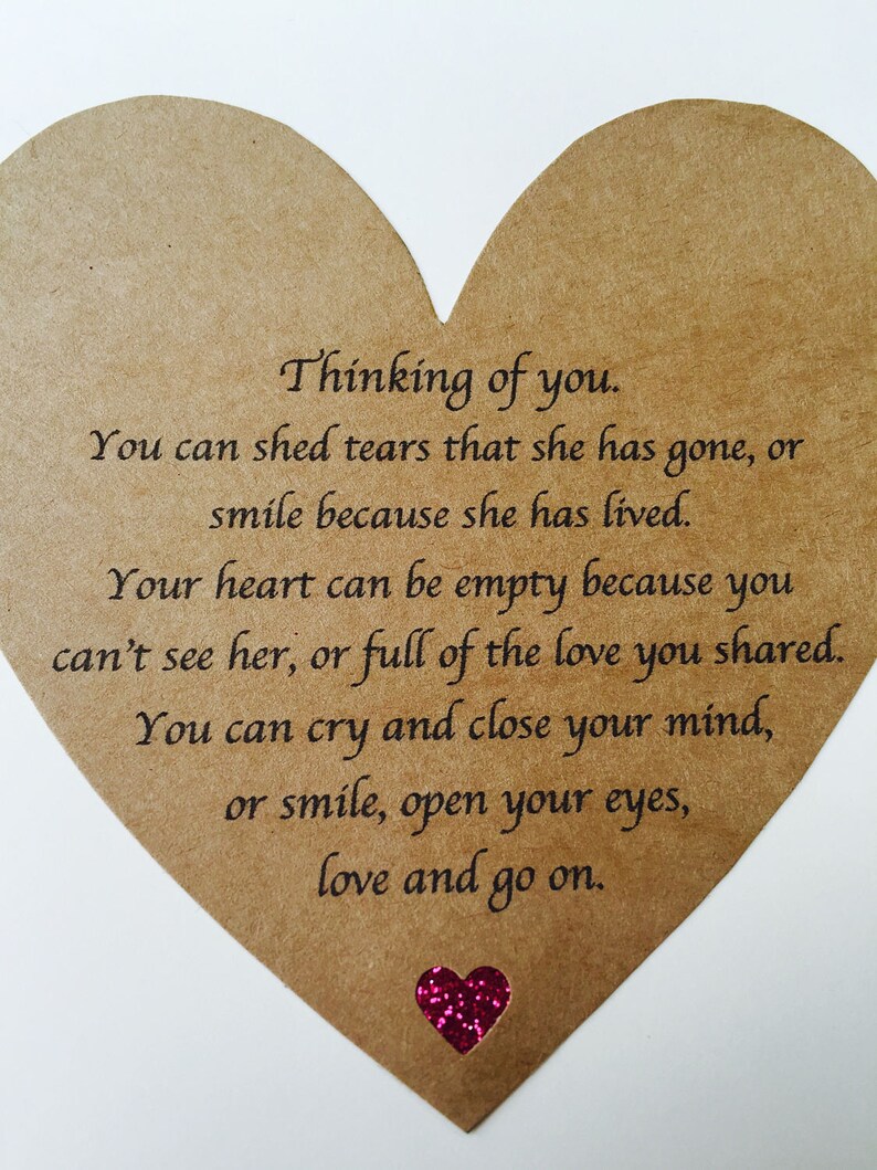 Thinking of You Card Loss of A Mother Card Sympathy Card Etsy Hong Kong