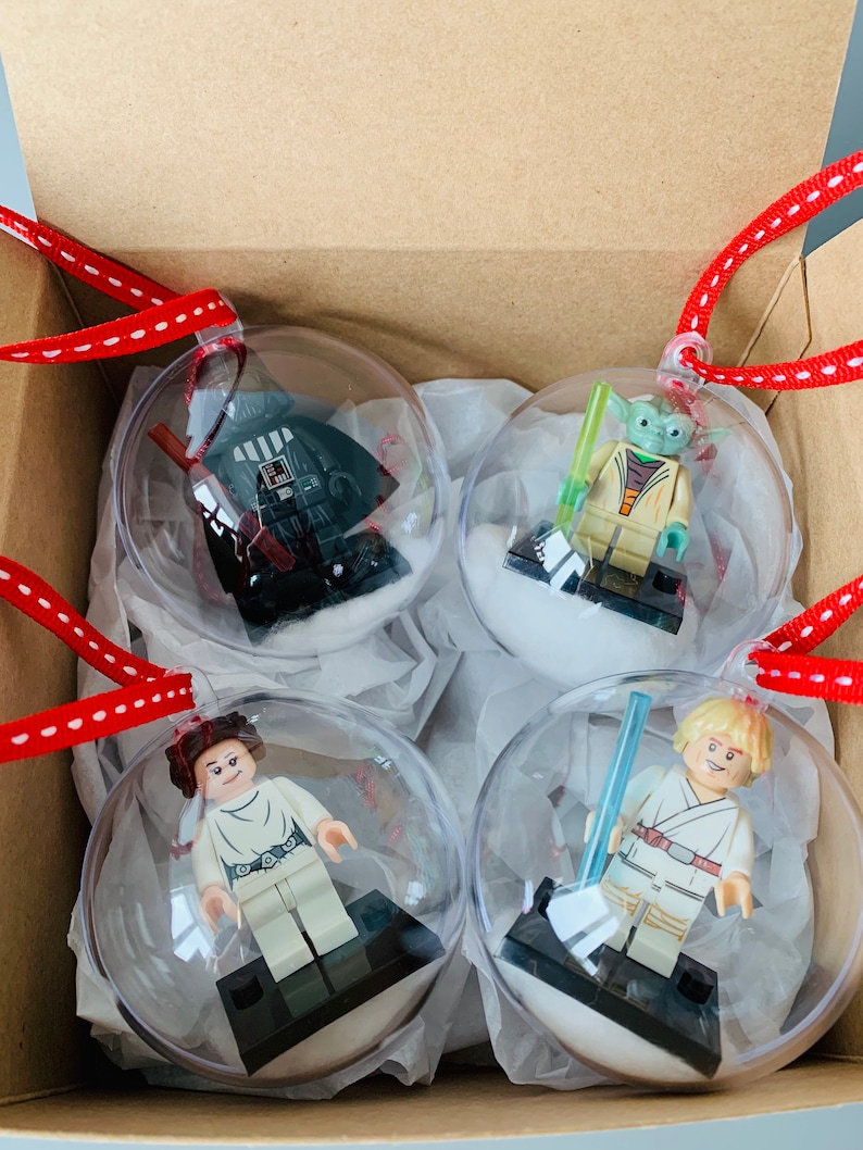 Boules de Noël figurine inspirées de Star Wars, cadeau de Noël Star Wars image 1