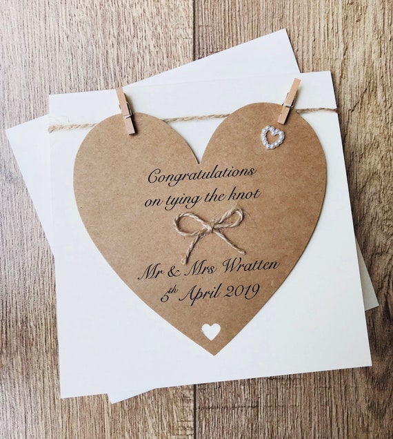 personalised wedding cards