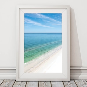 Siesta Key Beach Photo Wall Art | Siesta Key Beach Printed Photograph Ocean View | Sarasota, Florida | Beach House Decor