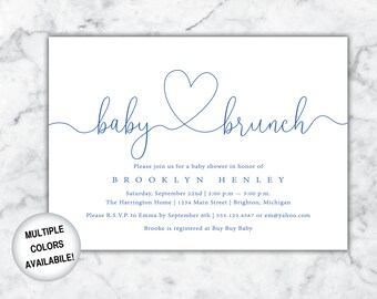 baby shower brunch etsy