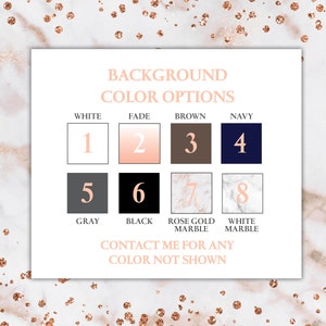 Rose Gold Thank You Cards Rose Gold Glitter Thank You Cards Printable Thank You Notecards Printable Thank You Cards Rose Gold image 2