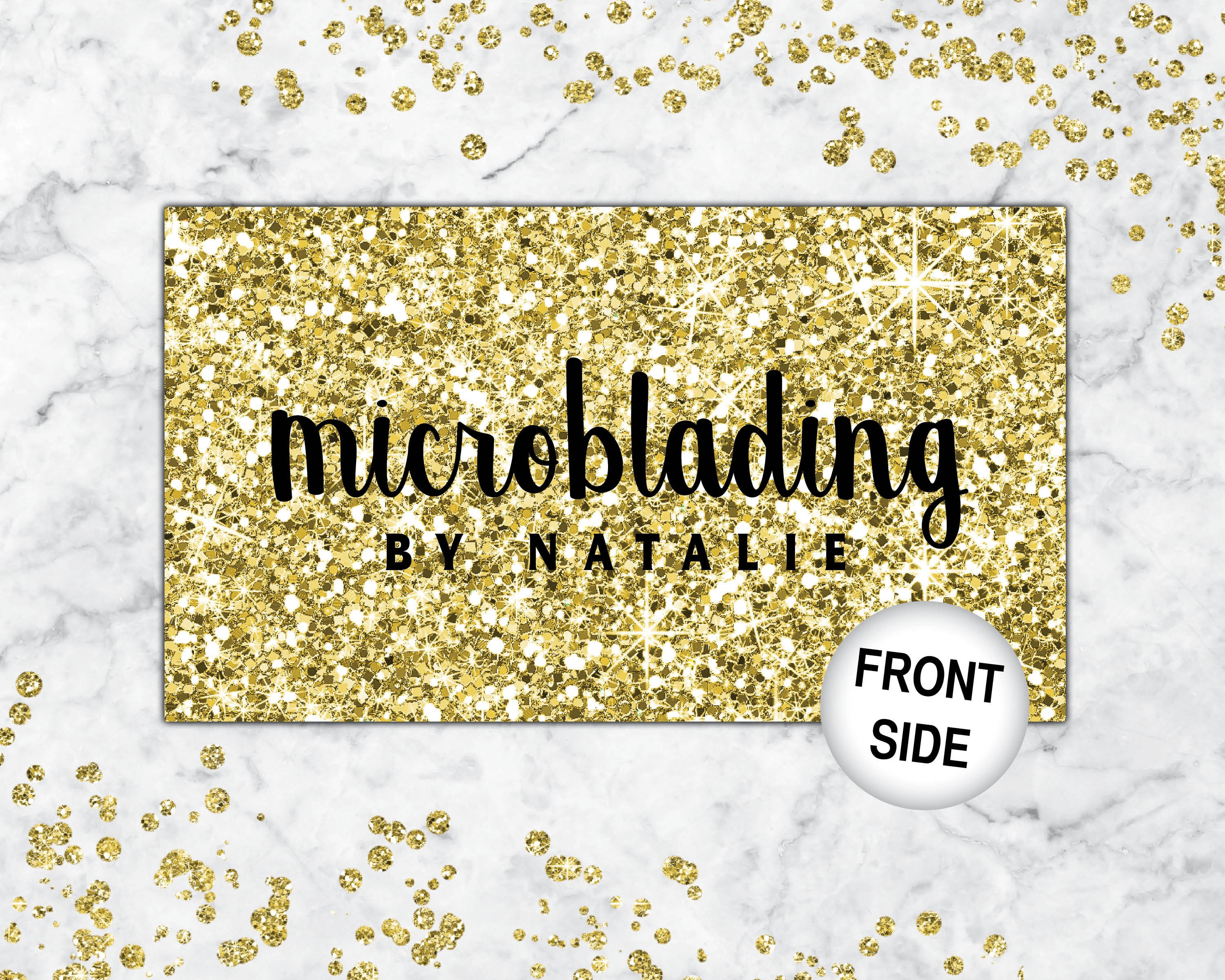Microblading Business Cards Makeup Artist Business Cards | Etsy