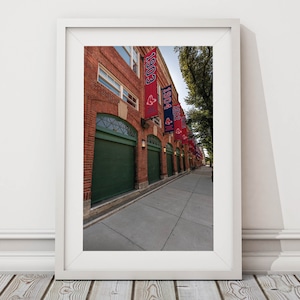 Boston Red Sox Banners | Fenway Park Championship Championship Flags | Red Sox World Series Banner Flags Hanging | Fenway Photograph