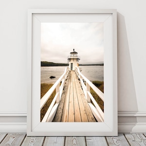 Doubling Point Lighthouse Maine Photograph | Maine Lighthouses Photography | Doubling Point Lighthouse Photo in Bath Maine East Coast