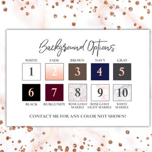 Rose Gold Return Address Labels Simple Return Address Labels Rose Gold Glitter Marble Personalized Return Address Labels Rose Gold image 2