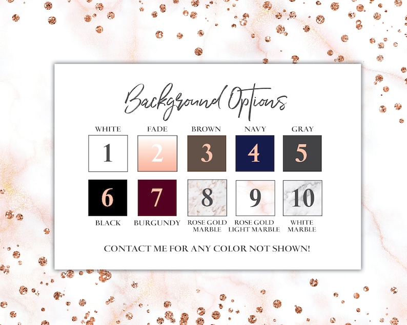 Rose Gold Return Address Labels Simple Return Address Labels Rose Gold Glitter Marble Personalized Return Address Labels Rose Gold image 2