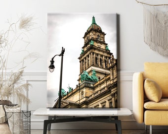 Old Wayne County Building Leinwand oder Acrylbild | historischen Detroit Wand Kunst Fotografie | Gebäude der Innenstadt von Detroit | Detroit Fotografie