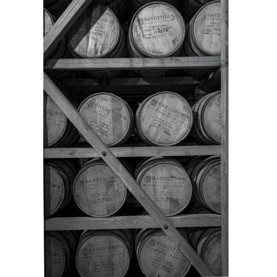 Bourbon Barrels Wall Art Photo Print Bardstown Distillery Etsy